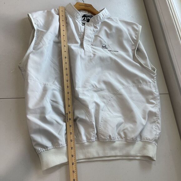 Zero Restriction Golf Outerwear Lightweight Golfing Vest Point O'Woods MI Men M - Picture 11 of 13